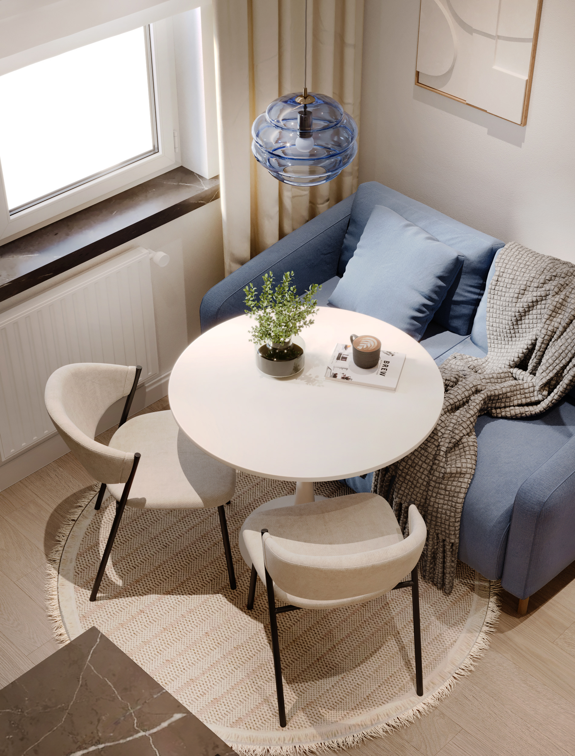 37㎡出租公寓设计丨俄罗斯莫斯科丨Kate Sirotkina-6