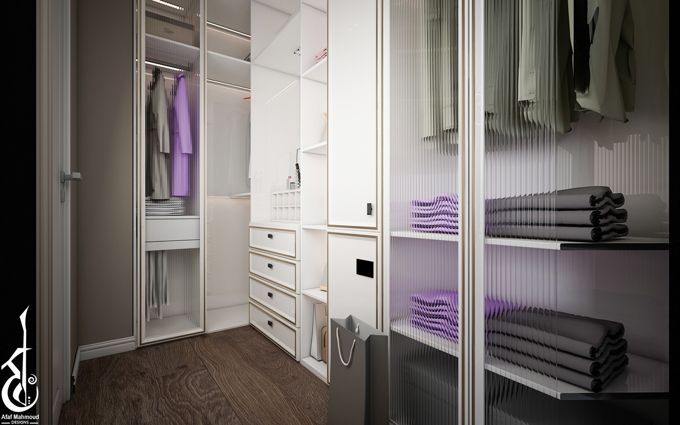 Anastasiya Gushchina丨平层丨Single Bedroom Design at KSA-7