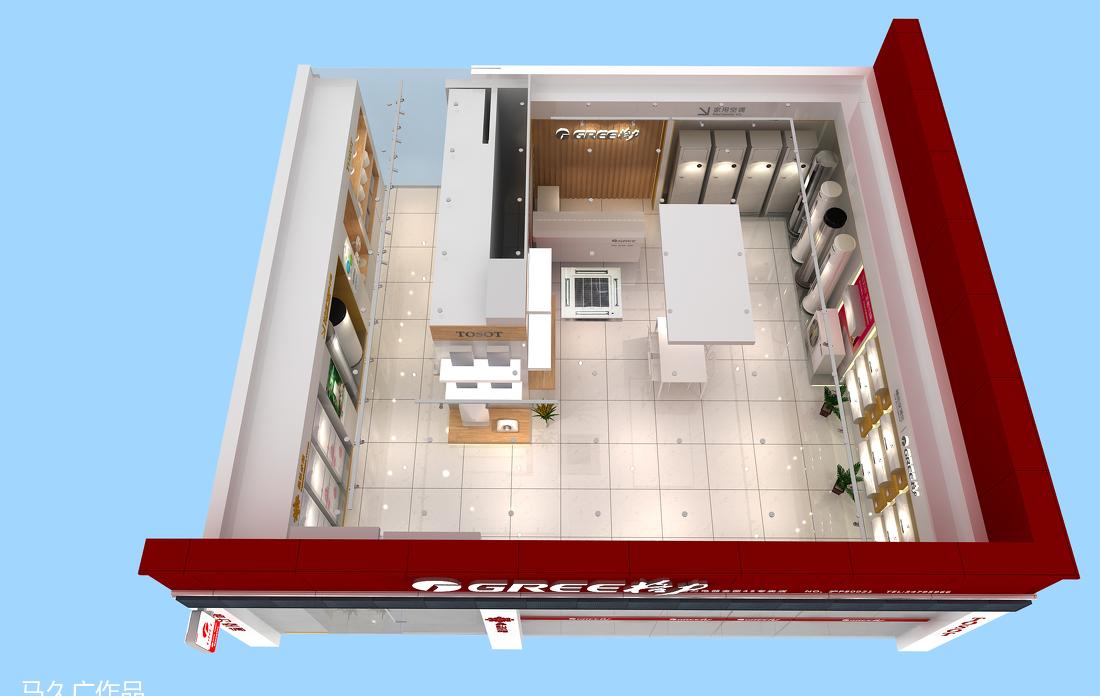 闵行召楼路格力旗舰店设计解读-0