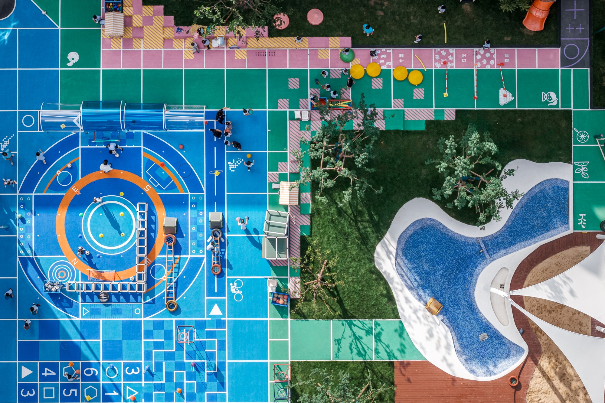 飞行棋幼儿园（上海市徐汇区科技幼儿园文定园景观提升）丨中国上海丨VIA维亚景观-56