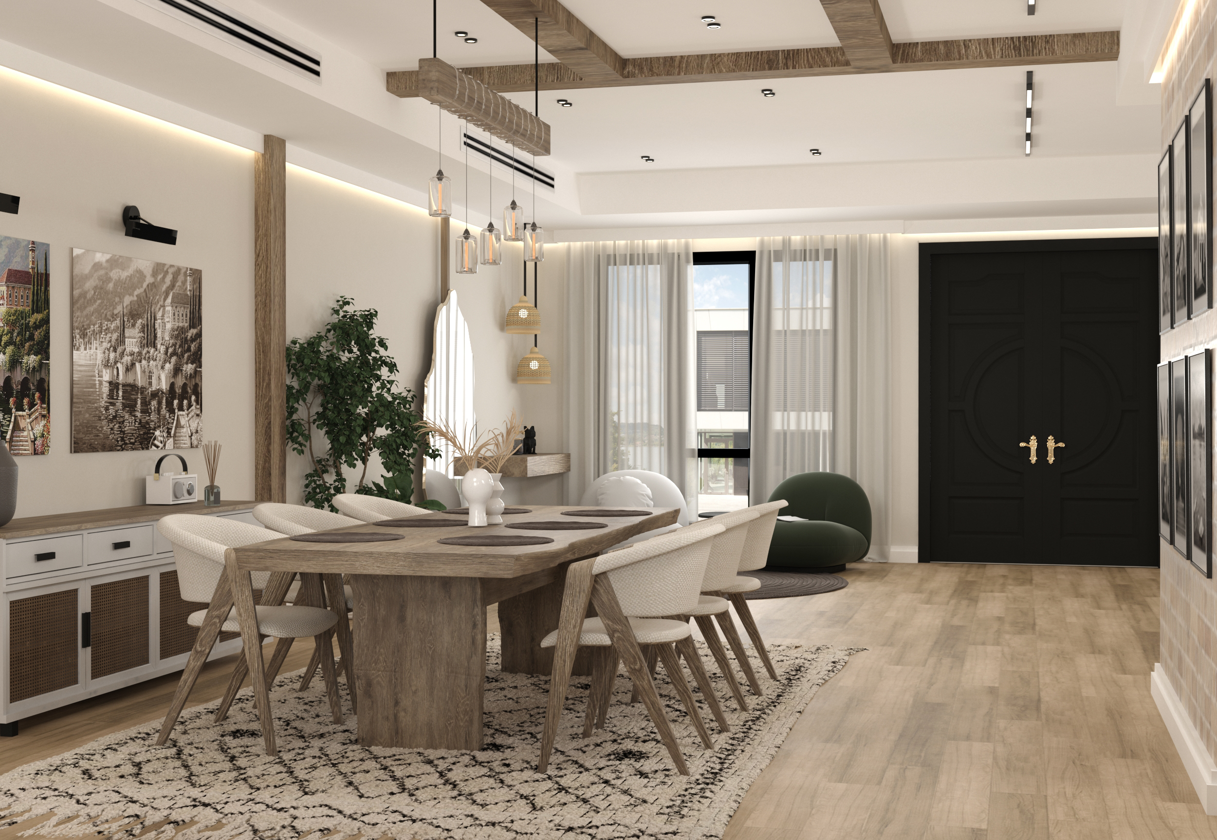 Modern Rustic 室内设计丨巴林-13