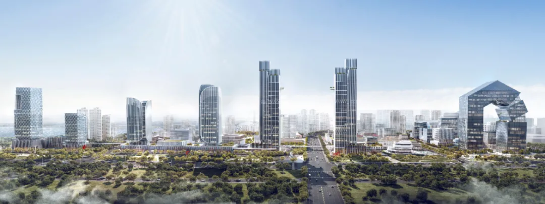 武汉硅谷小镇地标建筑丨中国武汉丨美国 SOM 建筑事务所-3