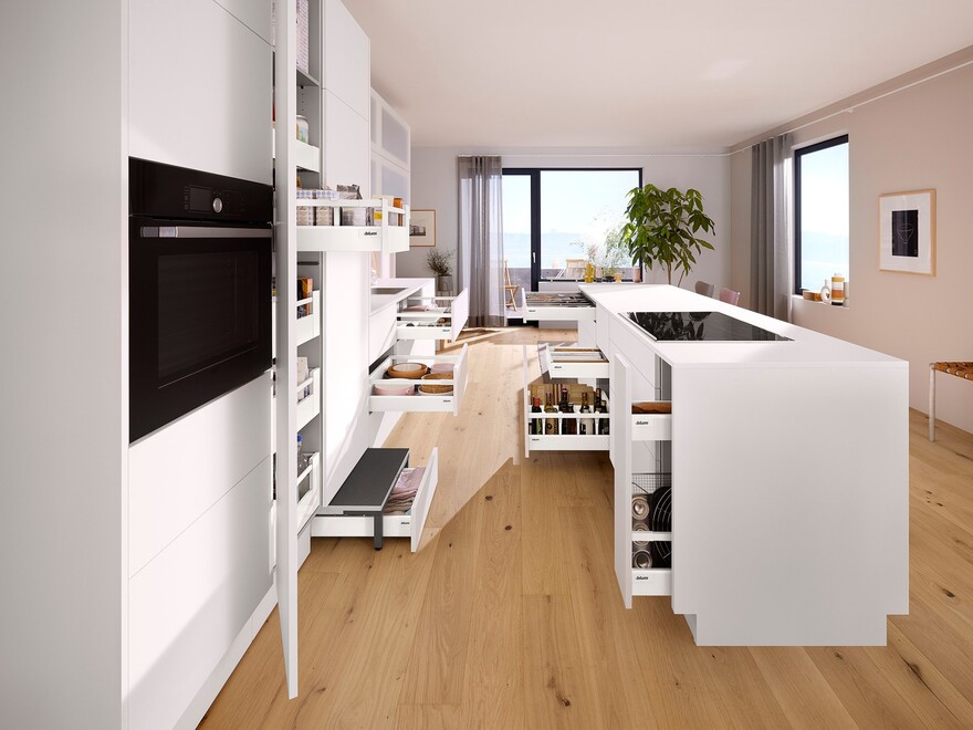 Iko iN黑白系干湿厨房2合1设计-24