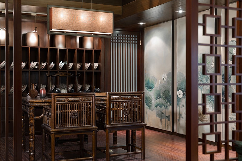 中星红庐中式别墅样板房-29