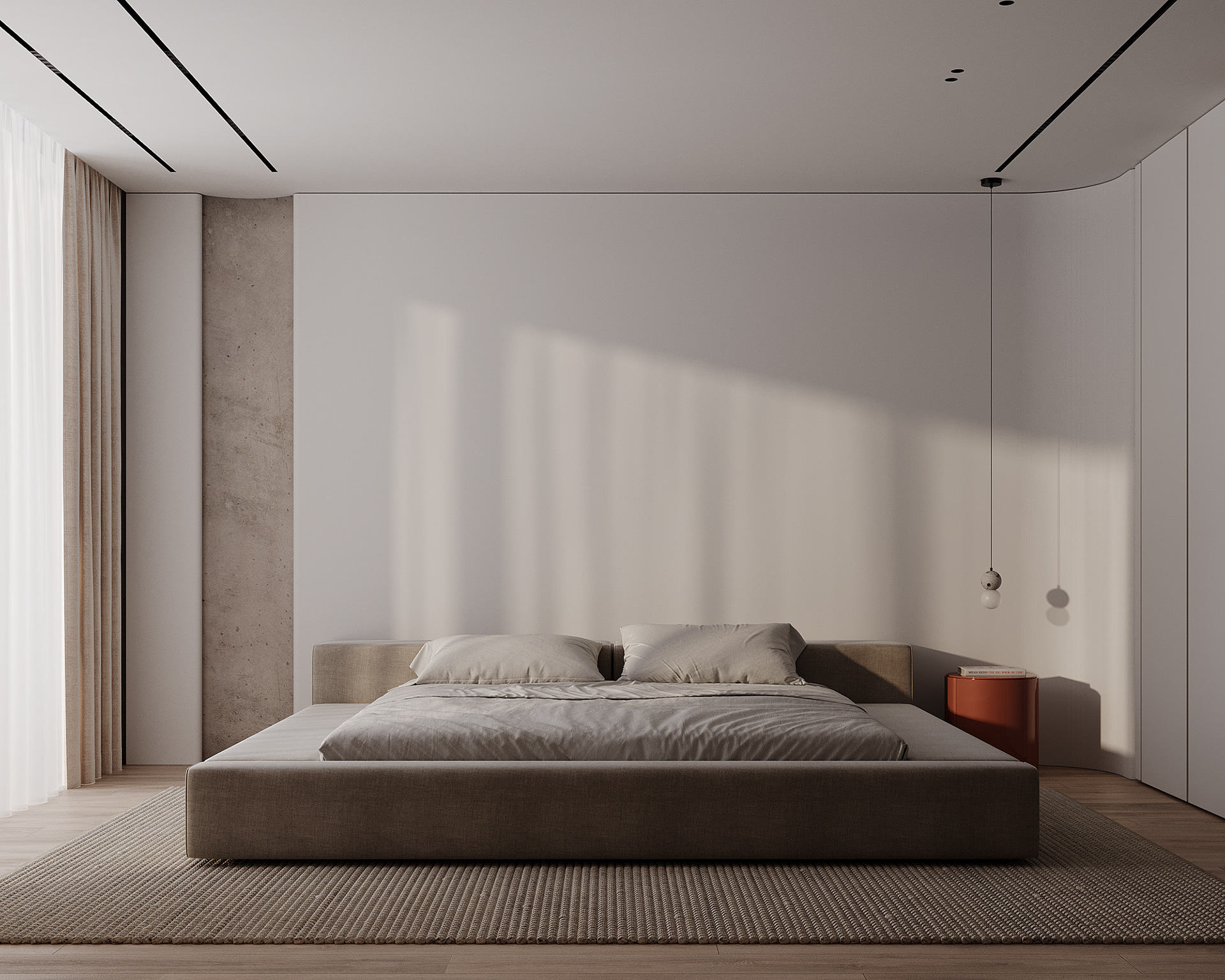 中性色系住宅设计 超有氛围感！-14