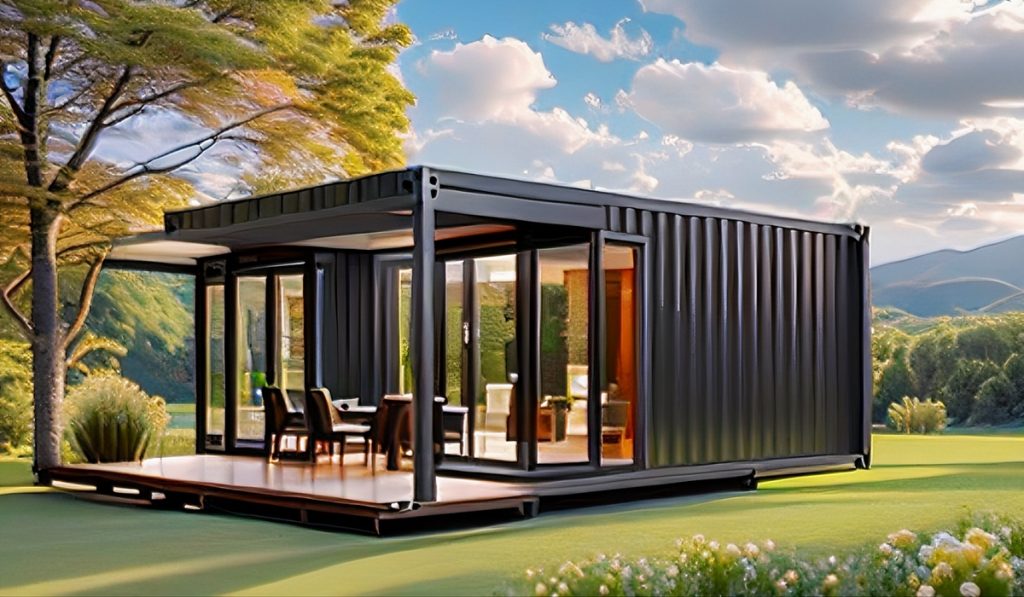 森林中的特殊设计集装箱房屋-15