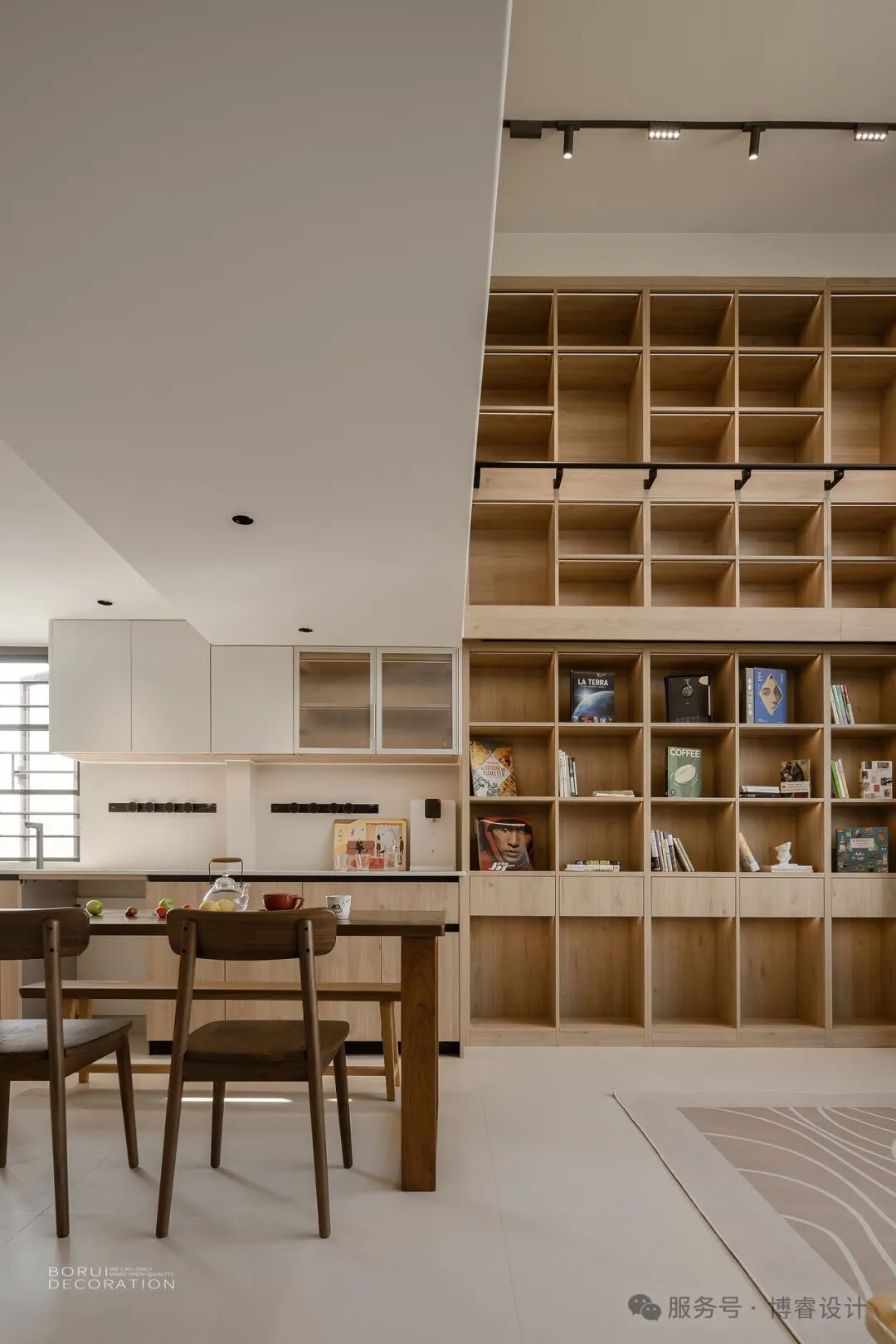 100㎡LOFT|开放式布局+家具的轻盈美学​-21