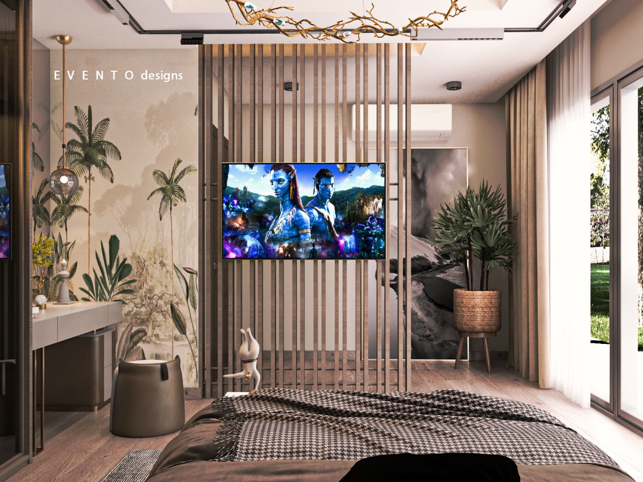 Contemporary Single Bedroom-4