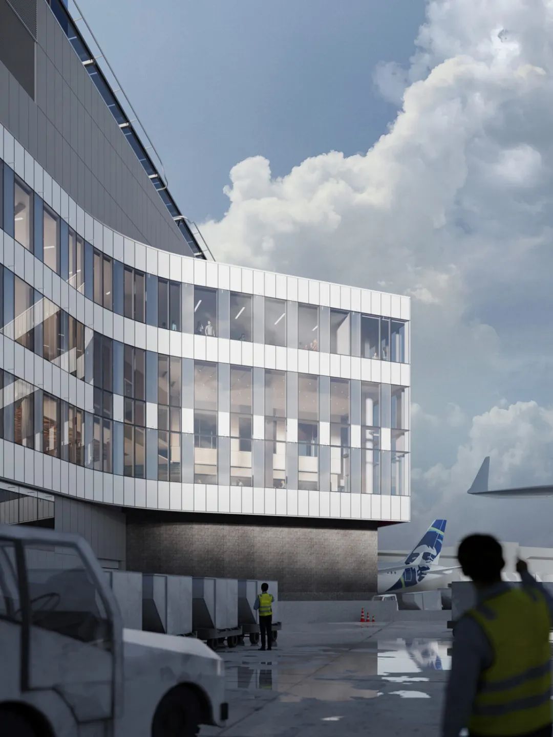 全球精选 | 西雅图-塔科马国际机场 C 大厅扩建顺利封顶！-49