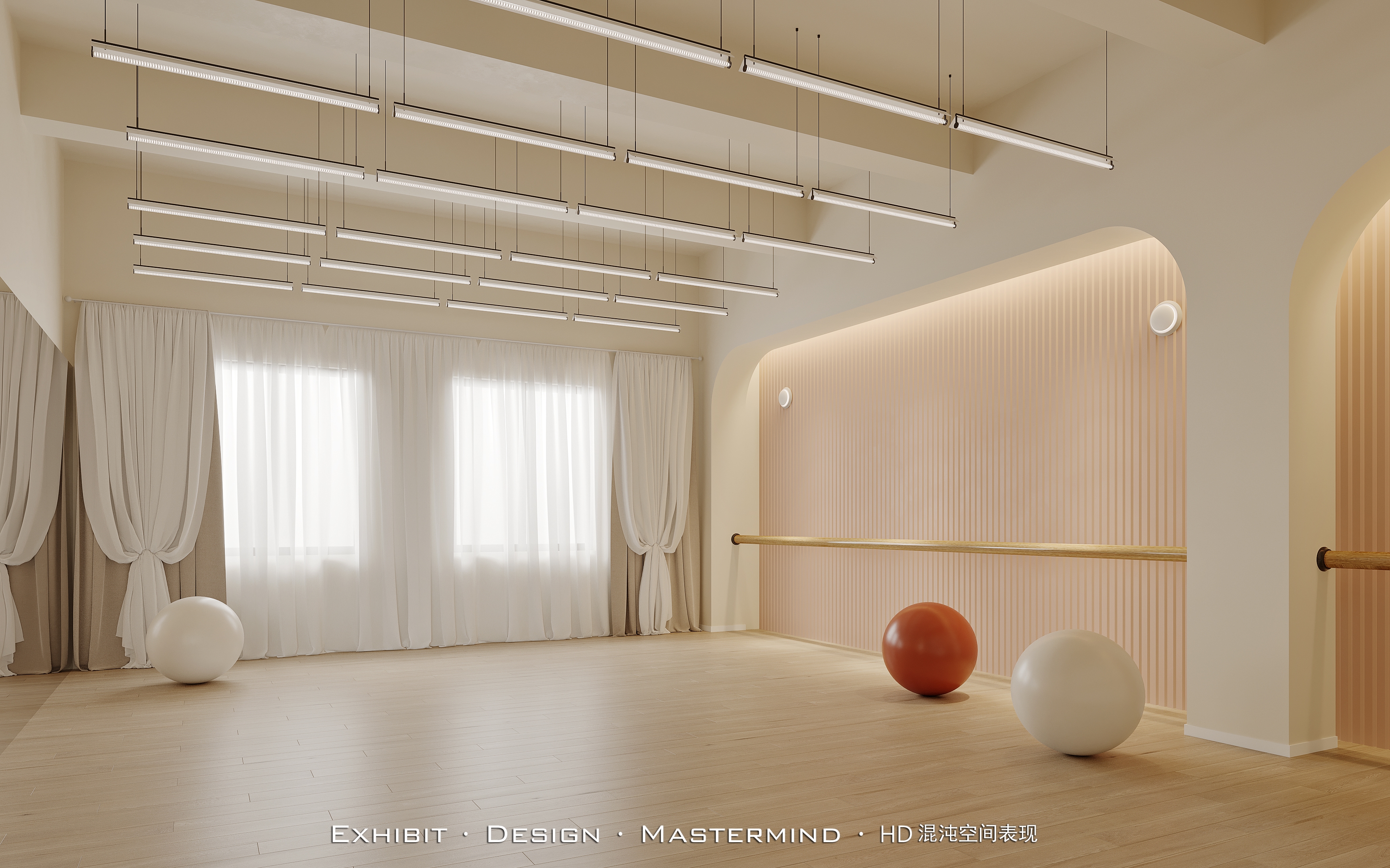 首发 现代舞蹈室效果 ×混沌空间视觉表现-5