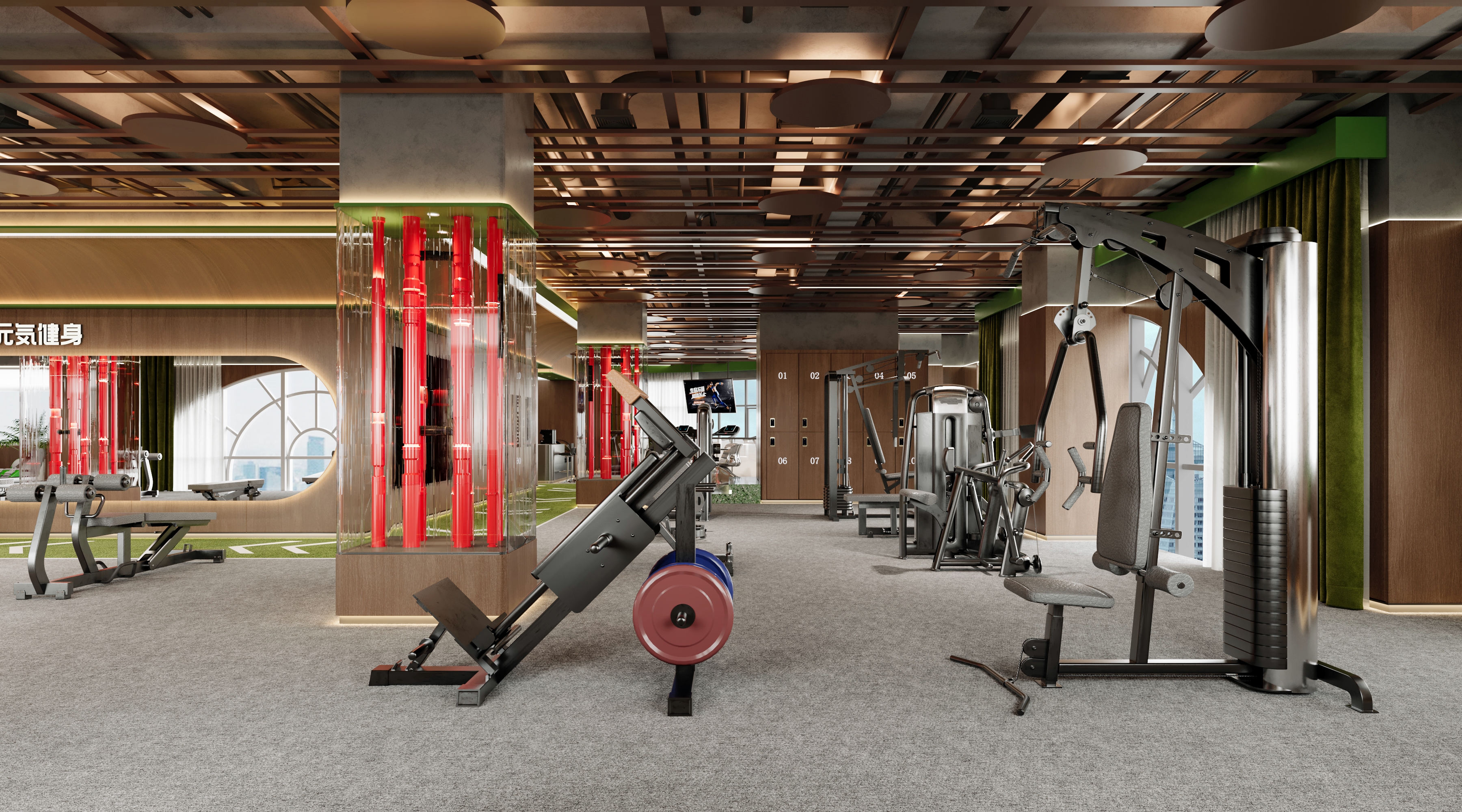 健身房效果图-5