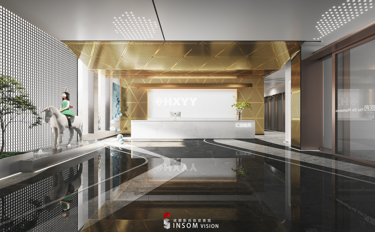 工装|医药公司办公表现-17