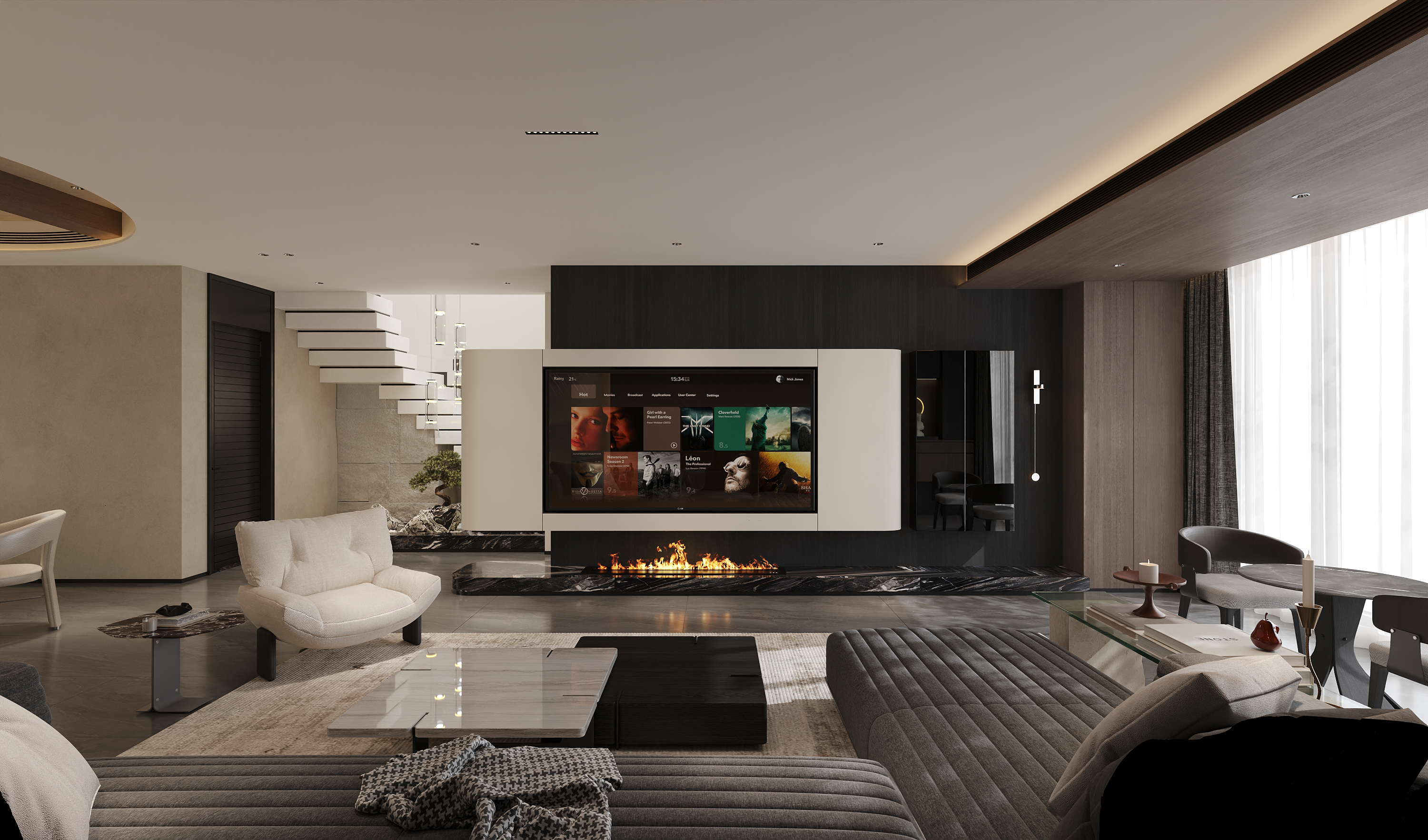 沈阳  润悦湾468㎡ 意式轻奢效果表现  节选一-5