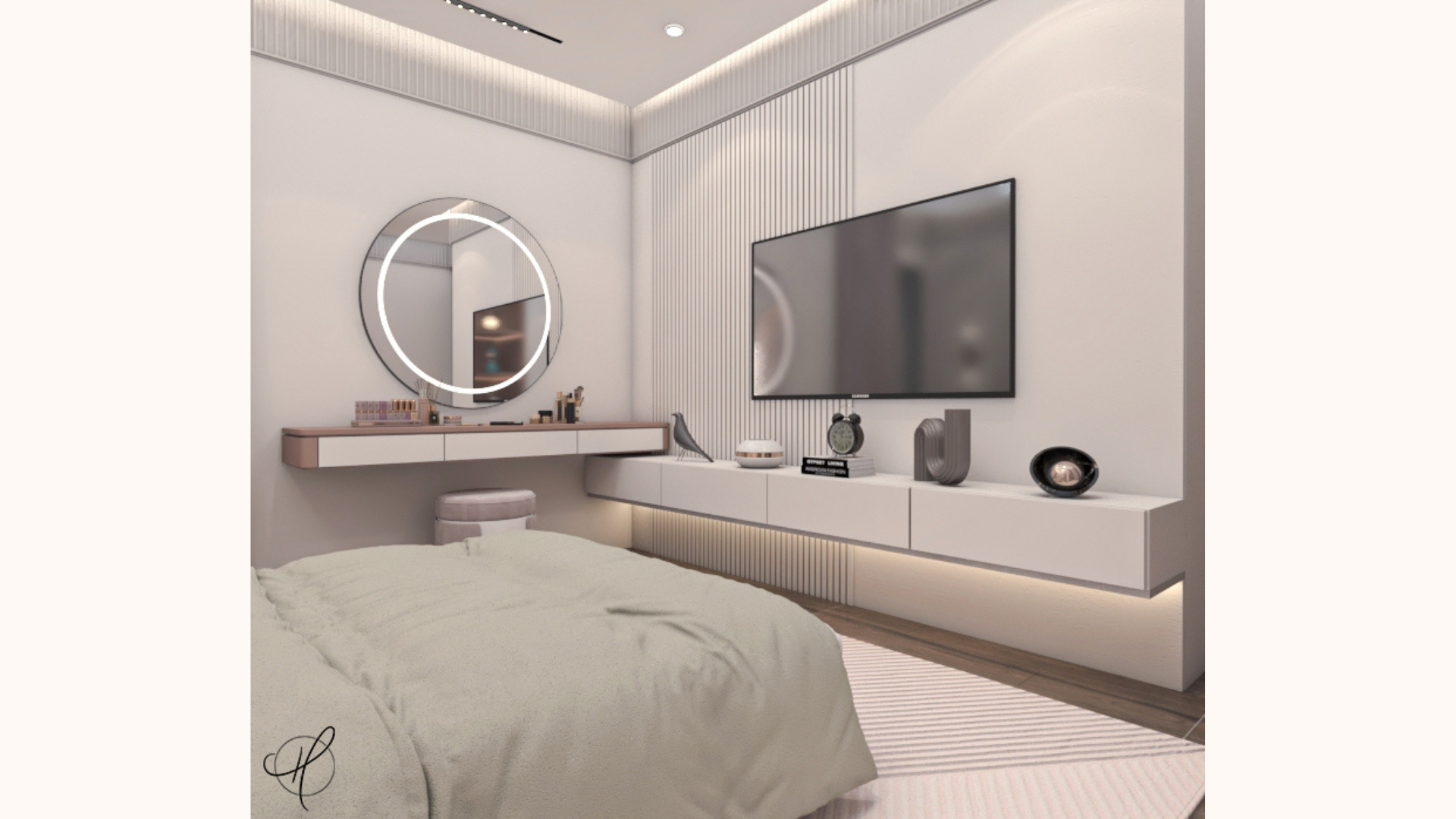 Blush Dream Bedroom（腮红梦幻卧室）丨埃及丨Haneen Elsayed Ahmed-10