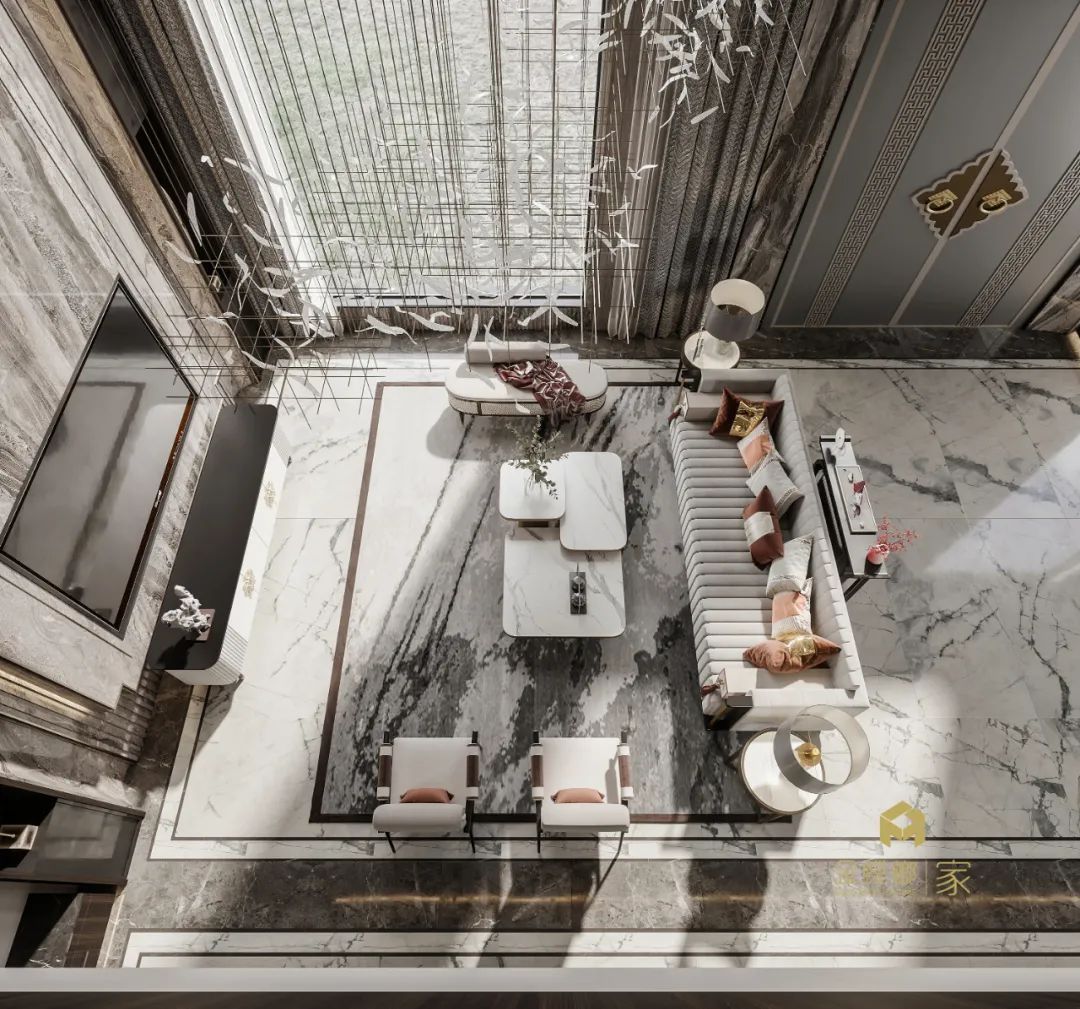 安吉梅溪新中式别墅丨金螳螂·家安吉店-18