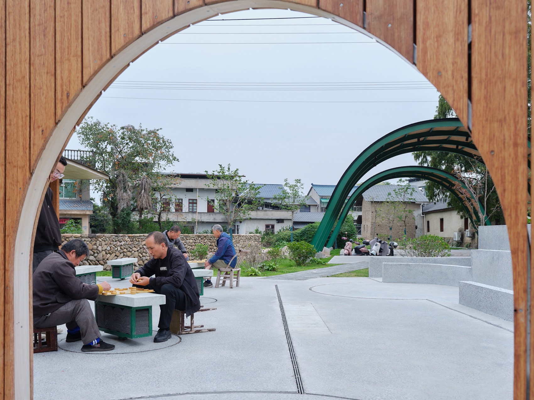 “两个半”·古市镇下街茶广场丨中国浙江丨衍述设计-79