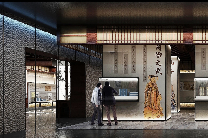 专注空间叙事:苏州展厅-25