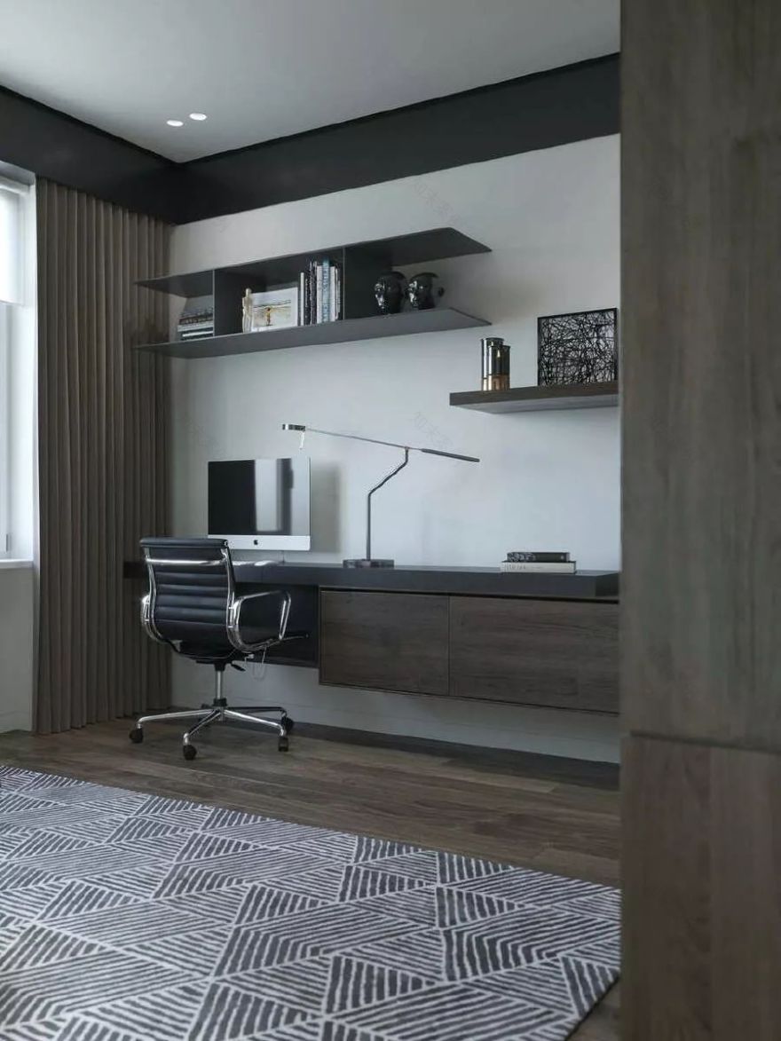 现代奢华住宅设计,精致多变、色泽温馨柔和-24