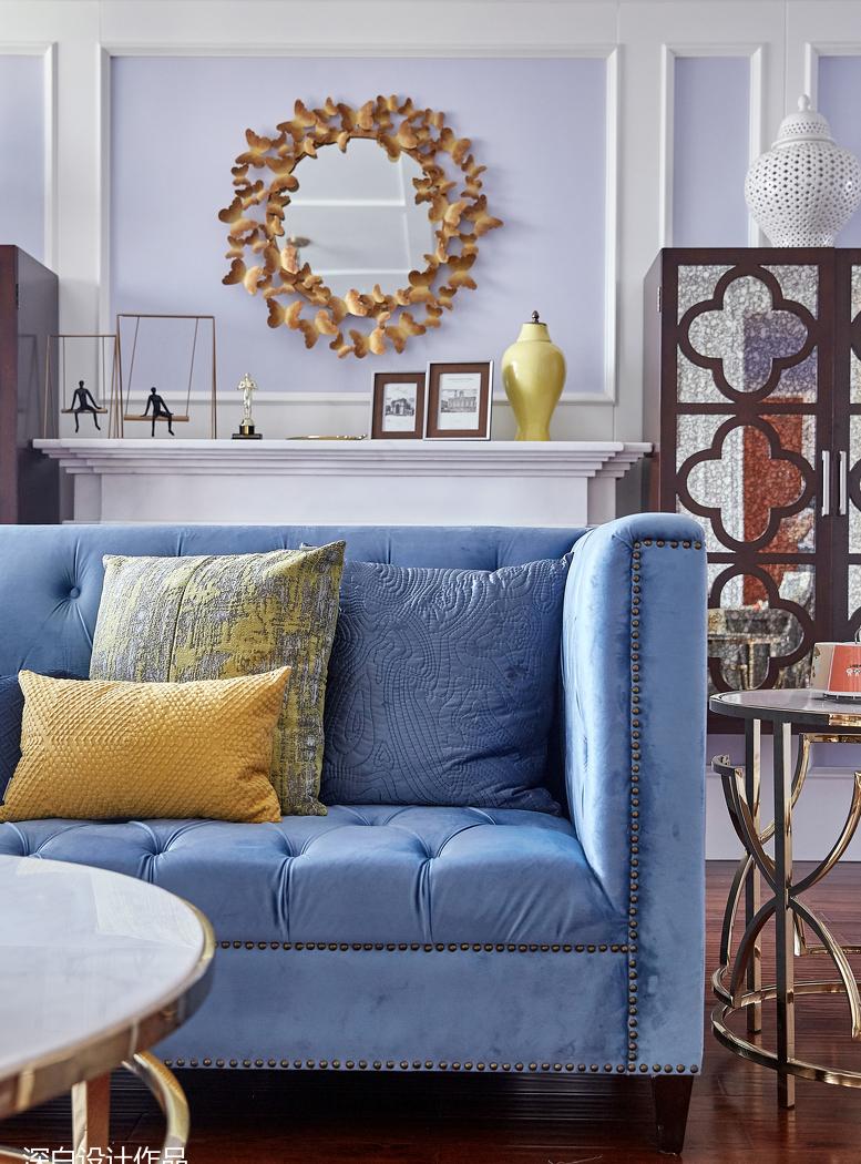 平层丨【深白设计 】美国蝶梦-14