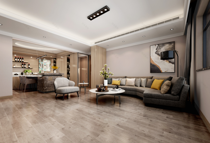 恒兴嘉苑 120 平米新中式家居设计,自然温馨又不失精致-15