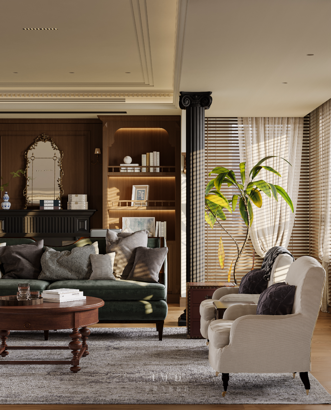 淮南南山里图书馆式豪宅丨中国淮南丨飞墨设计组-24