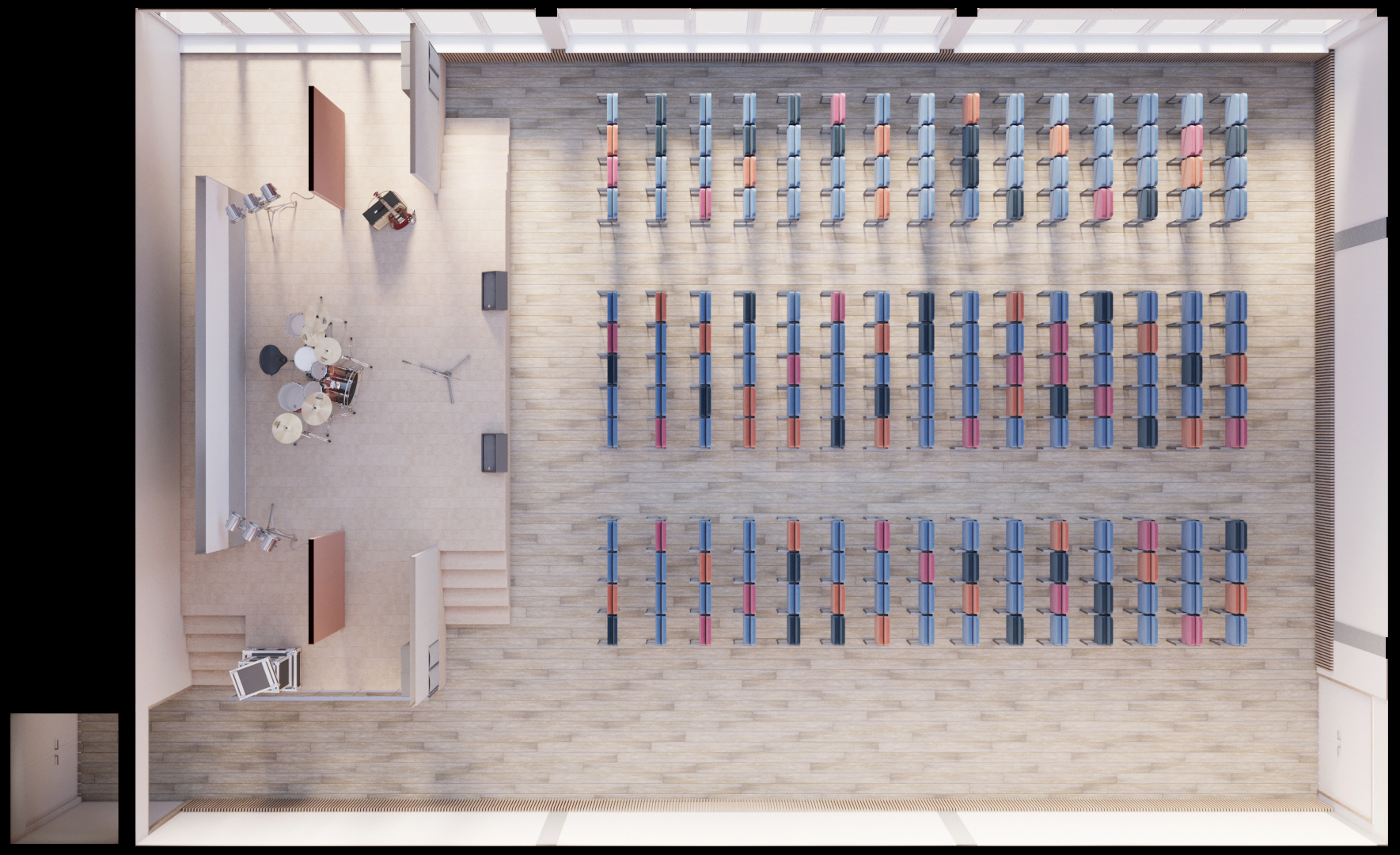 Lyceum NO· 86 大会堂室内设计丨俄罗斯雅罗斯拉夫尔丨Alena Kokueva,Silviya Al Ubed-8