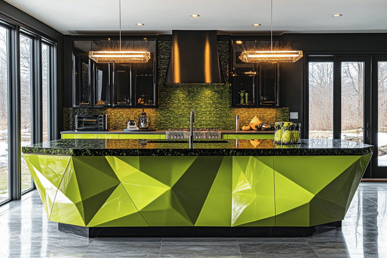 Extraordinary Bespoke Kitchen Islands by AICI-110