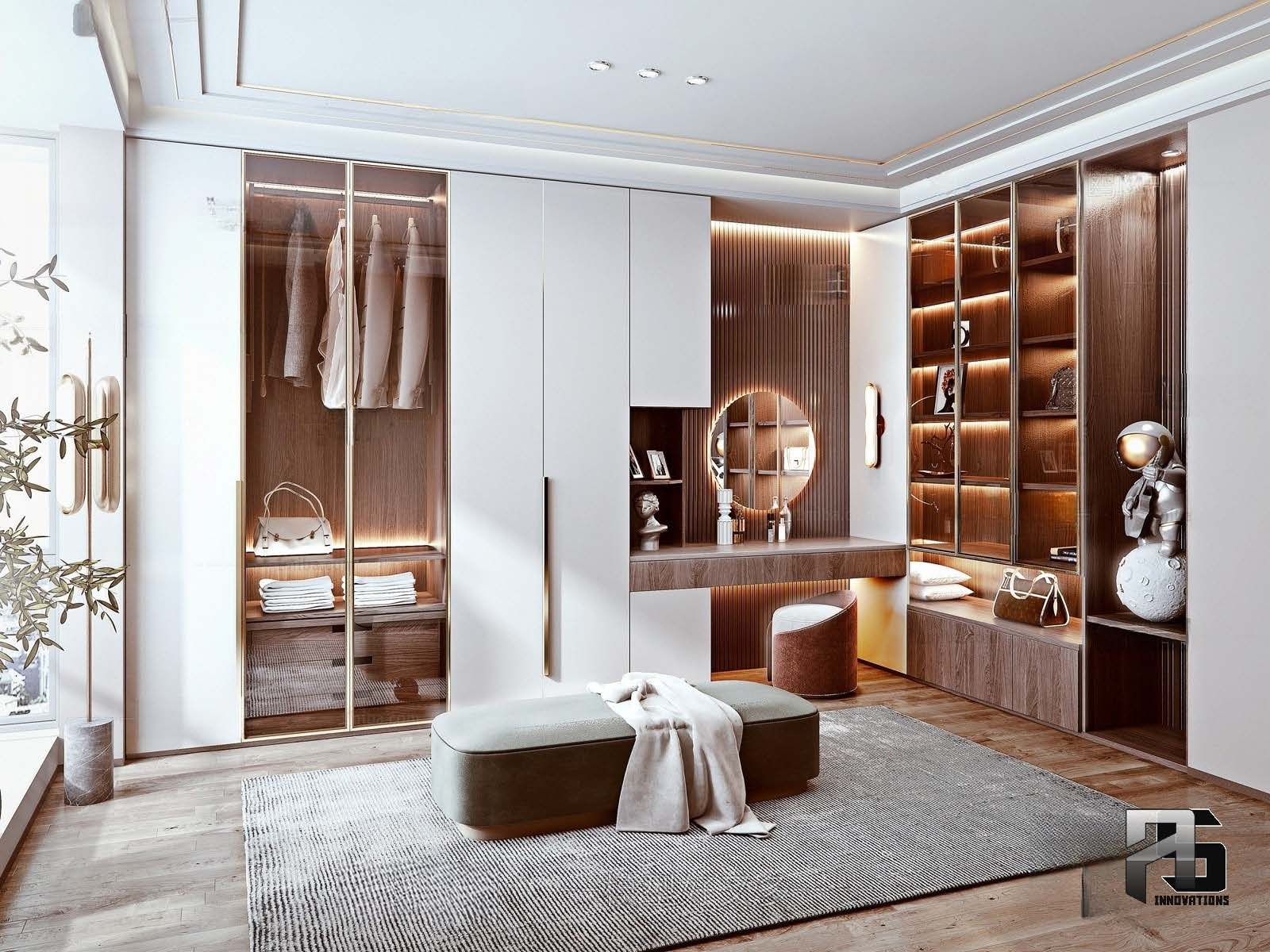 DRESSING ROOM 3D INTERIOR . MODERN STYLES 3-9