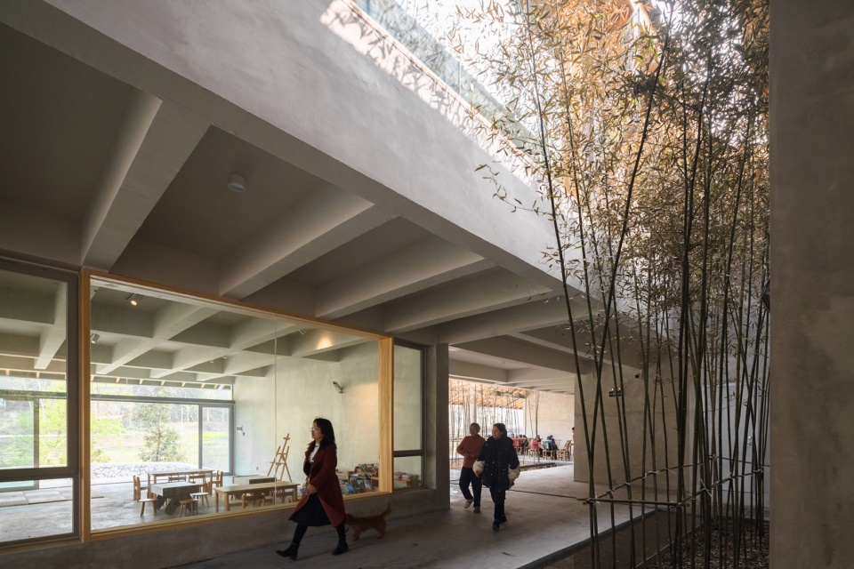 乐山东林村镇文化中心 | 传统与现代交融的乡村社交空间-50