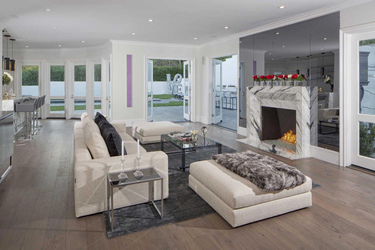 加州贝弗利山庄豪华当代庄园-10