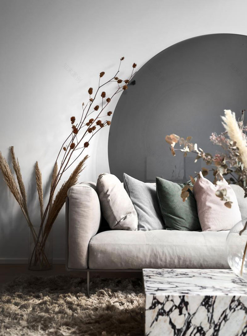 斯德哥尔摩 40 平米时尚阁楼,干花装点温馨空间-13