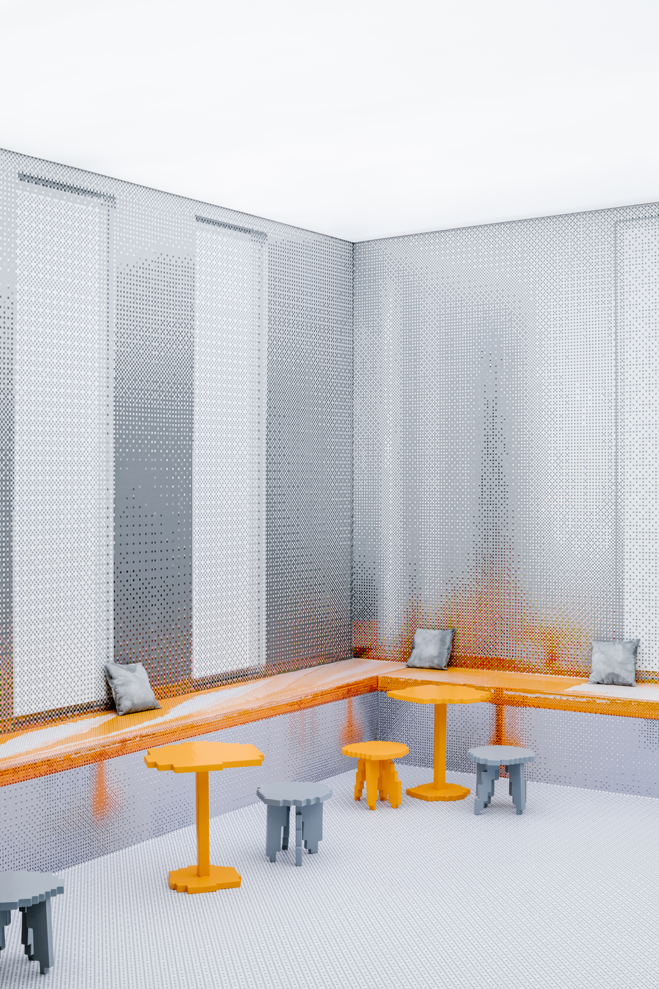 虚拟融合现实 | 巴黎 Web-3 Café创新零售空间-2