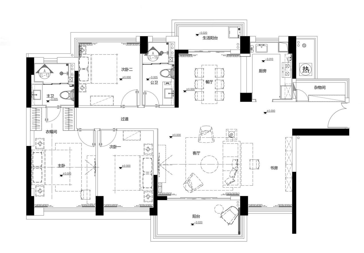 国深地产中山君誉湾样板间丨中国中山丨IDAD久度室内设计有限公司-49