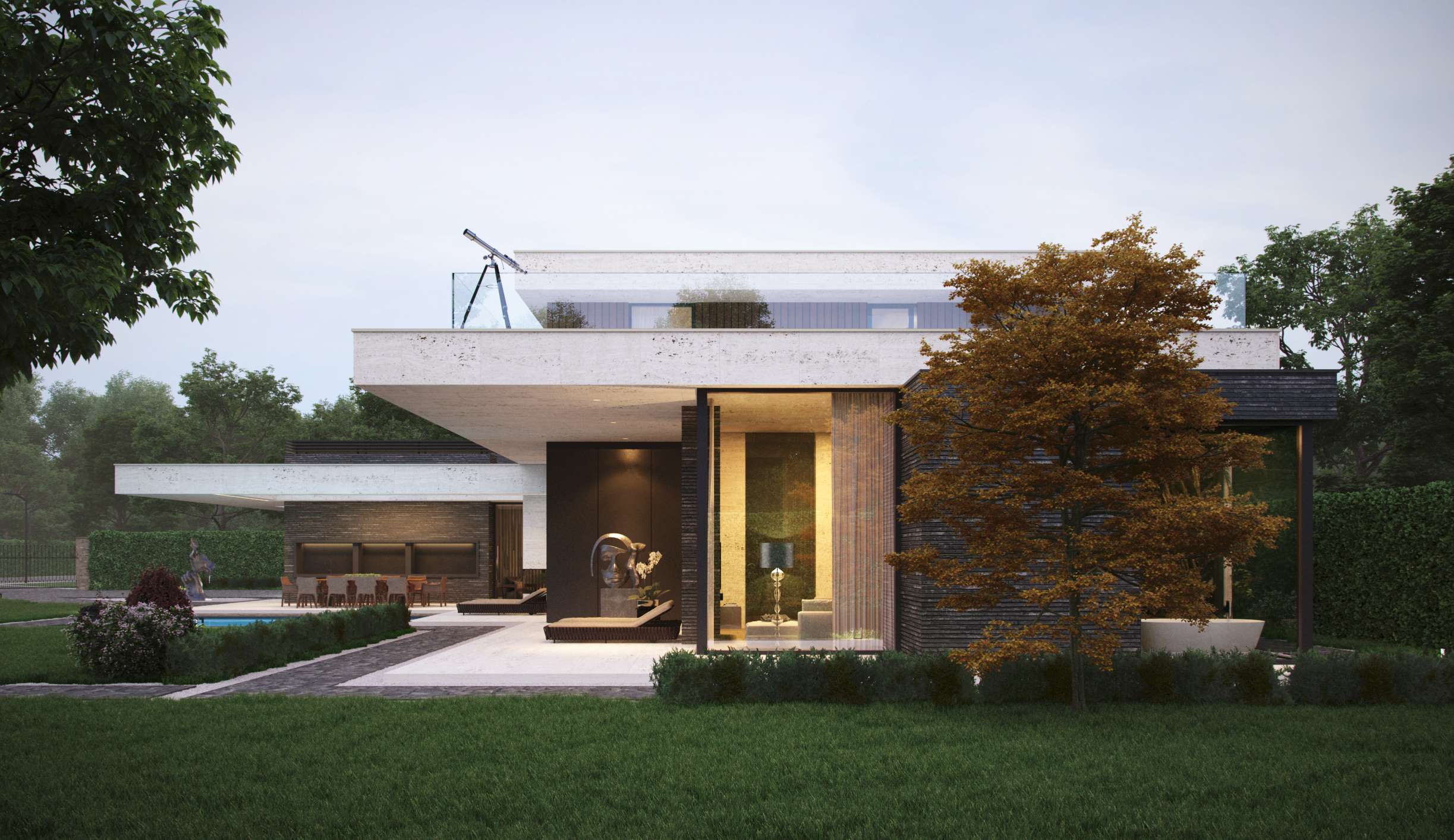 Country house in the village Renaissance Alexandra Fedorova-2