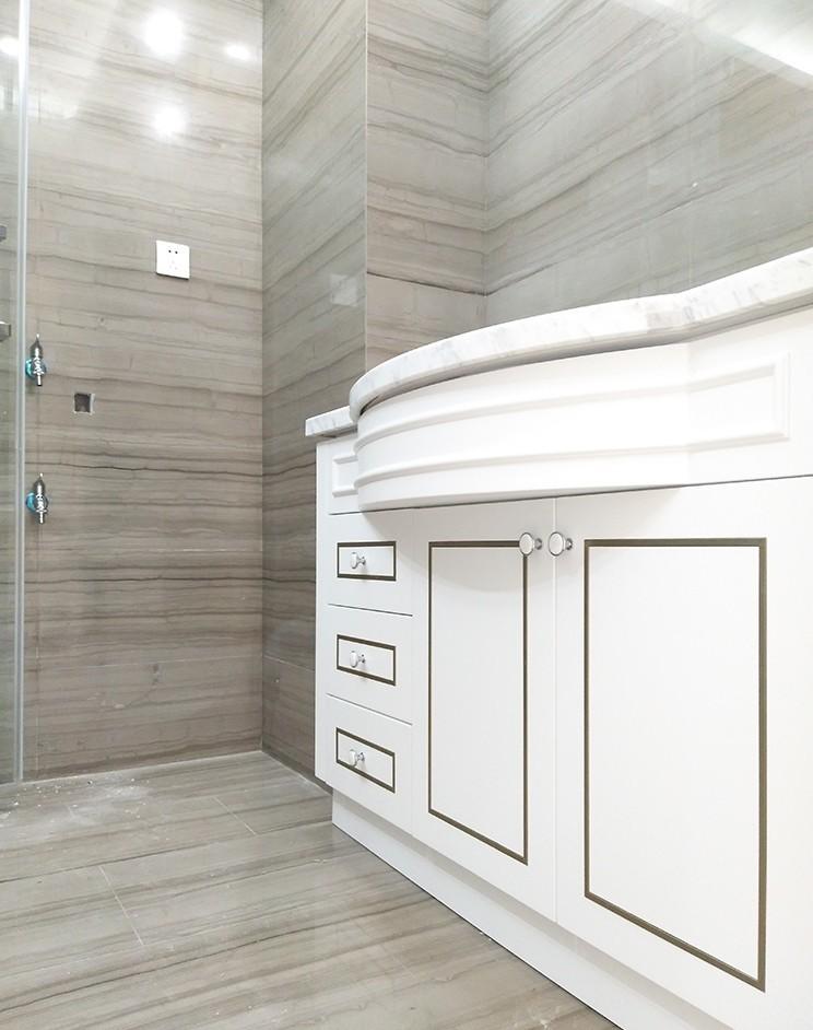 魔都 40 平米宽敞客厅,精致江景大房定制案例-45