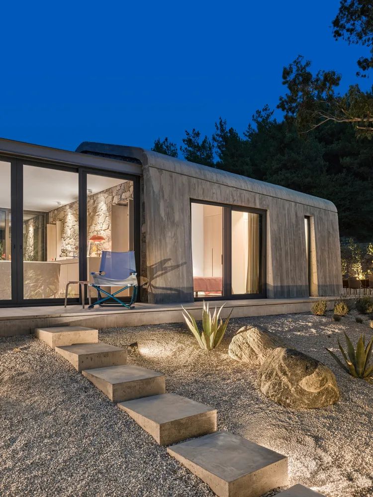 乡村混凝土住宅，多重空间与自然融合-22