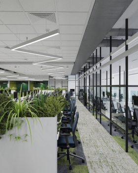 Office Interior 3D Design
