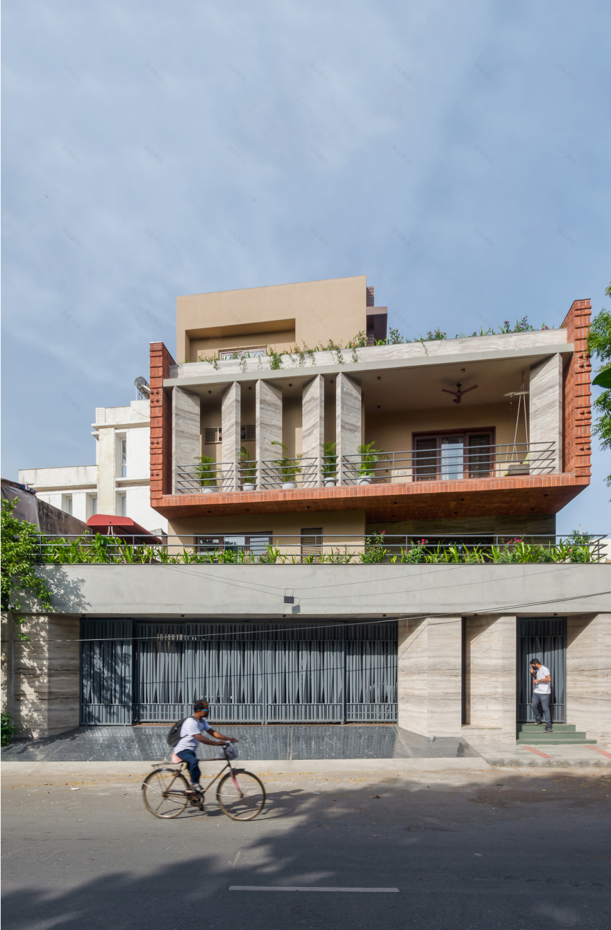 坎达尔普 互动之屋丨印度丨AANGAN Architects-15