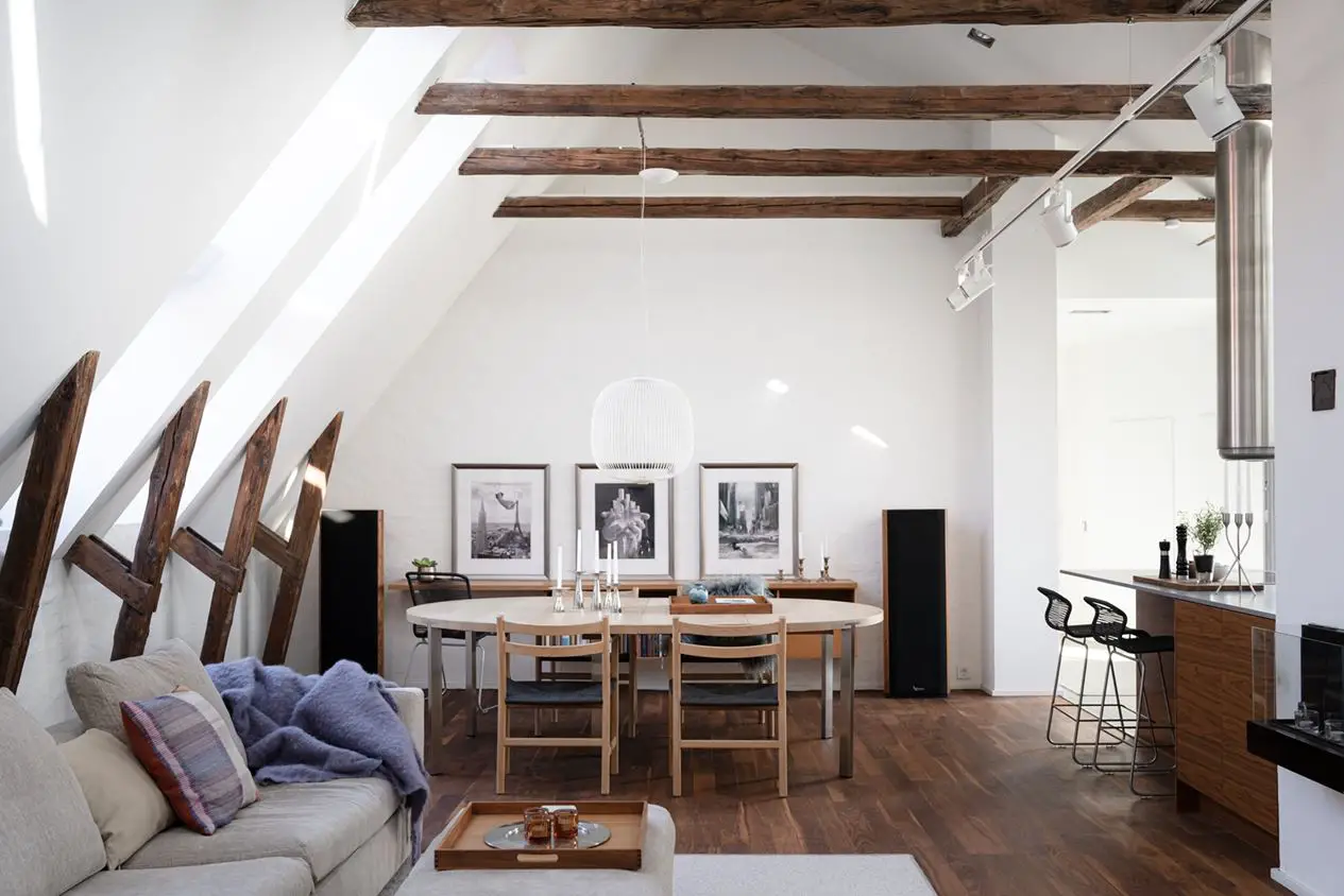 瑞典 1907 年建筑的独特魅力 | 绿宝石般的屋顶公寓-4