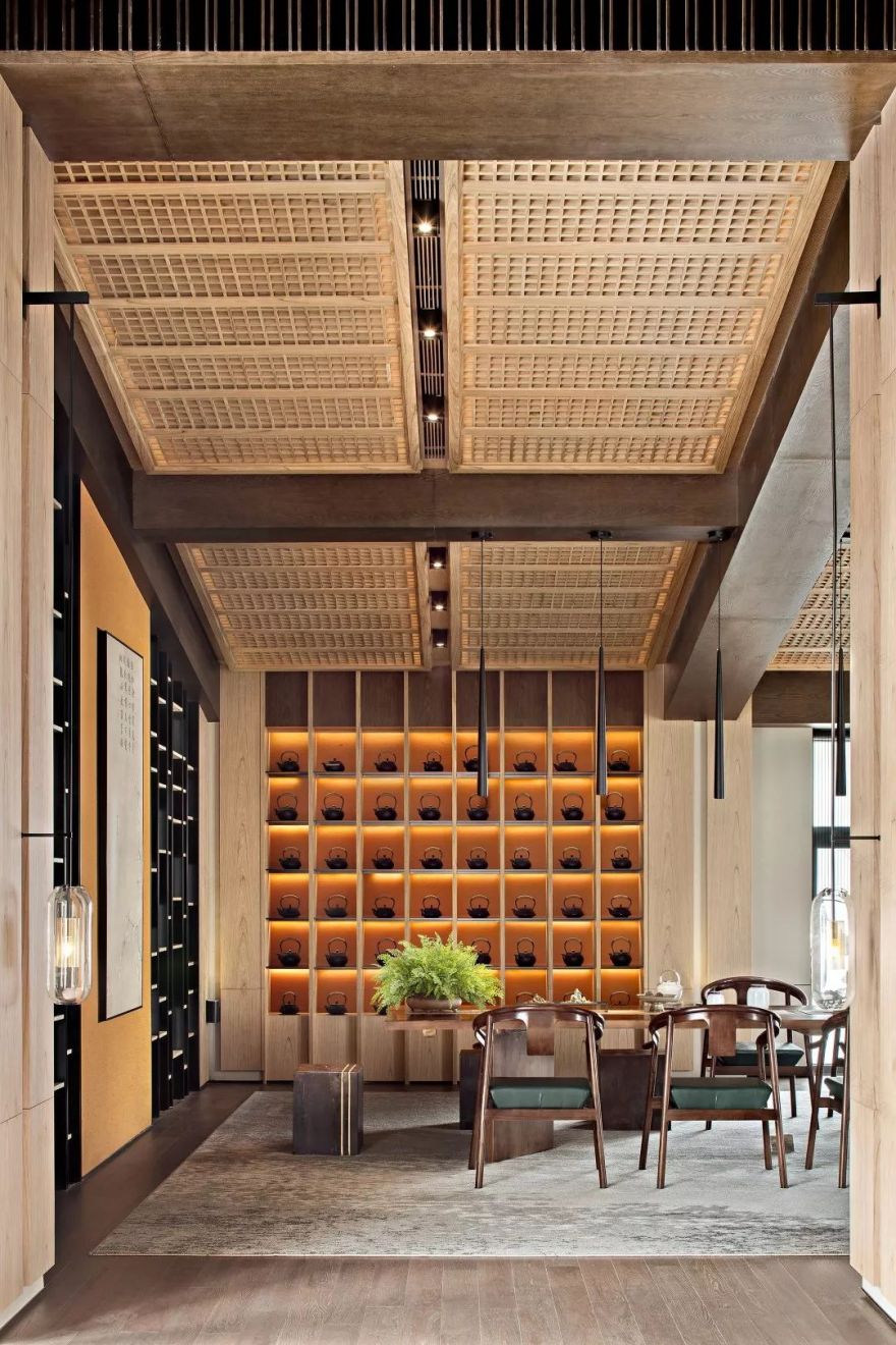 崇義綠邦合一山居銷售中心 | 竹鄉文化的室內空間演繹-34
