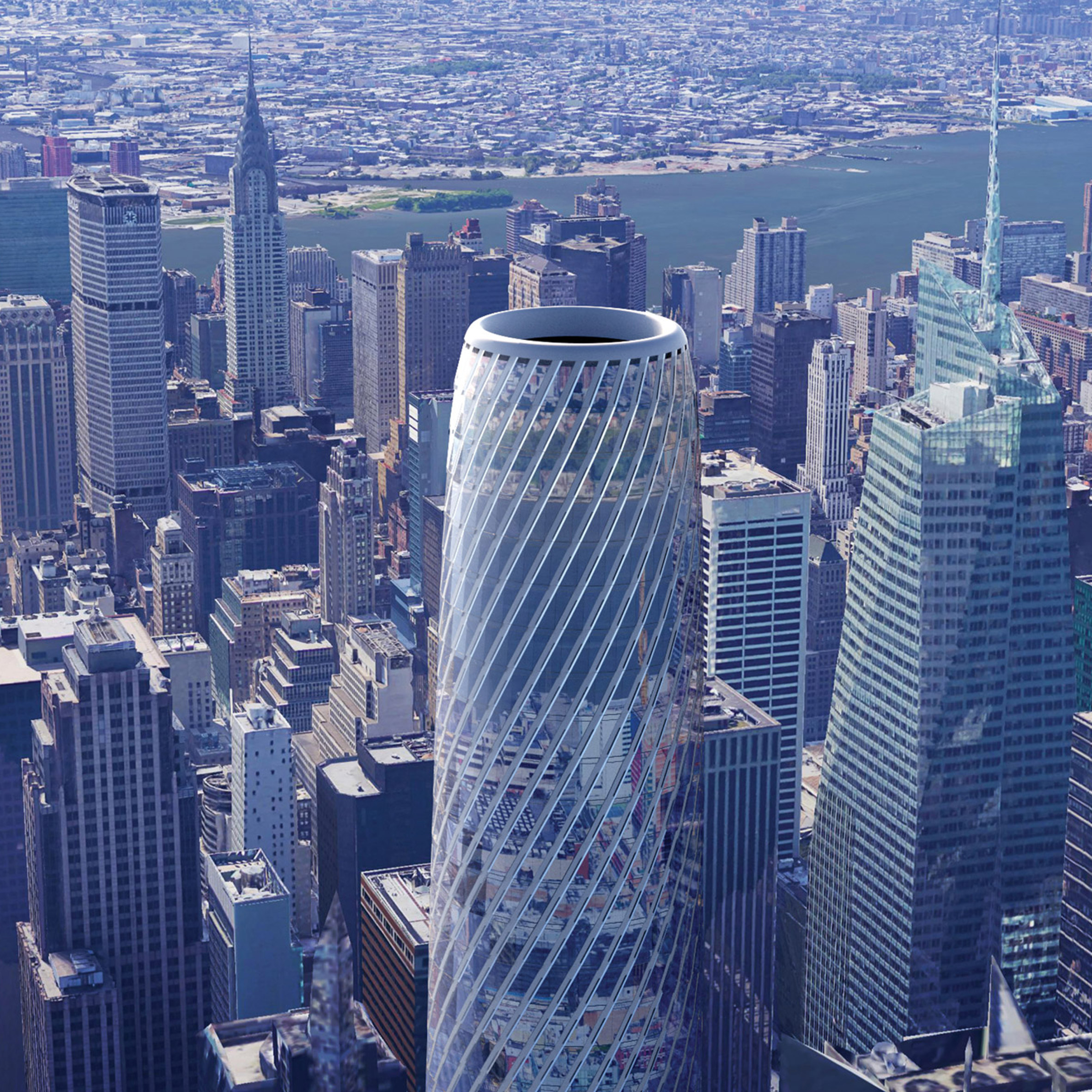 RB Systems envisions super-slender cylindrical skyscraper for New York-0
