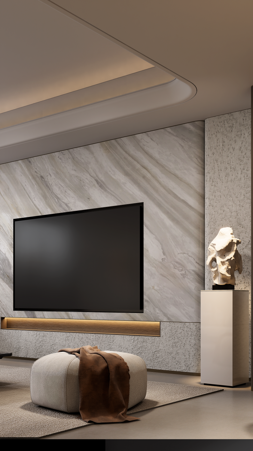 MORNING·私宅|金沙大境湾300㎡轻奢跃层，都市新贵的艺术栖居。-34