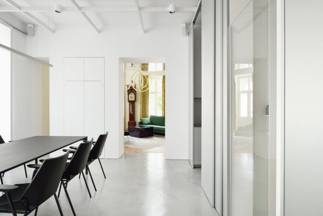 老卢布尔雅那建筑内新对比公寓室内设计丨斯洛文尼亚丨SADAR + VUGA建筑事务所-21