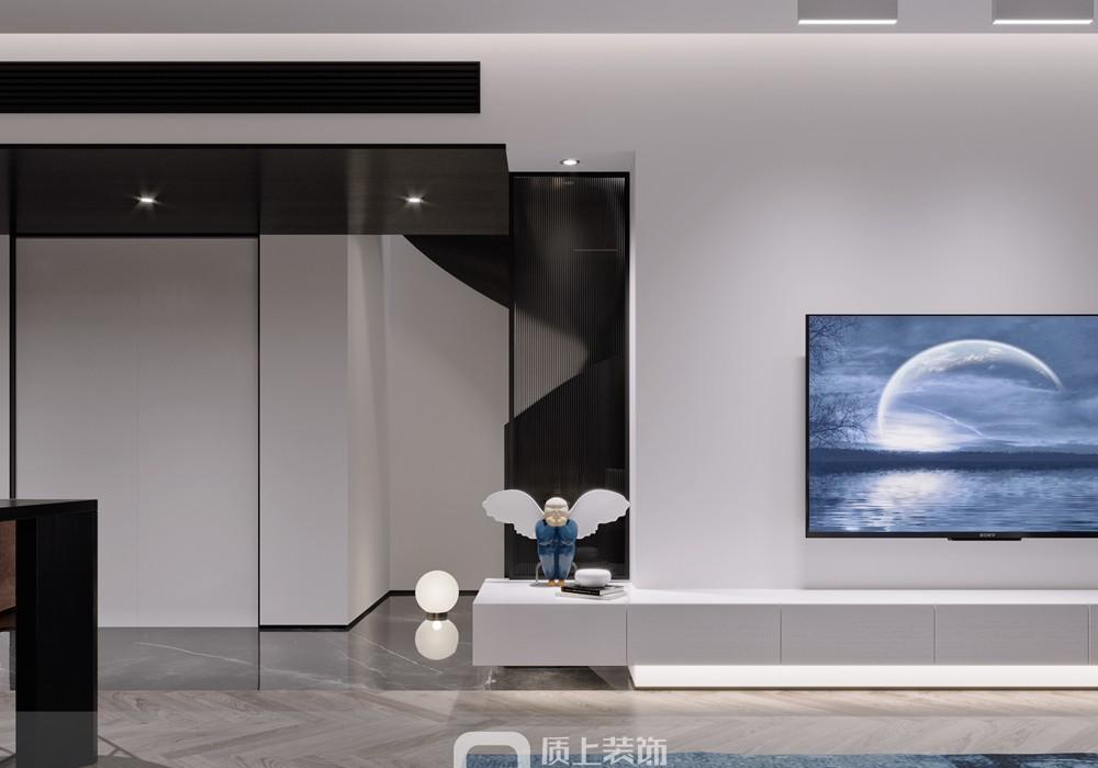 佛山 200㎡复式时光 | 湛蓝托红,实用轻奢-26