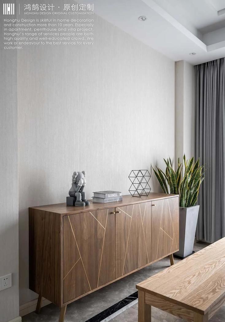 绍兴鸿鹄设计 | 平层北欧风 | 140㎡自然舒适空间-23