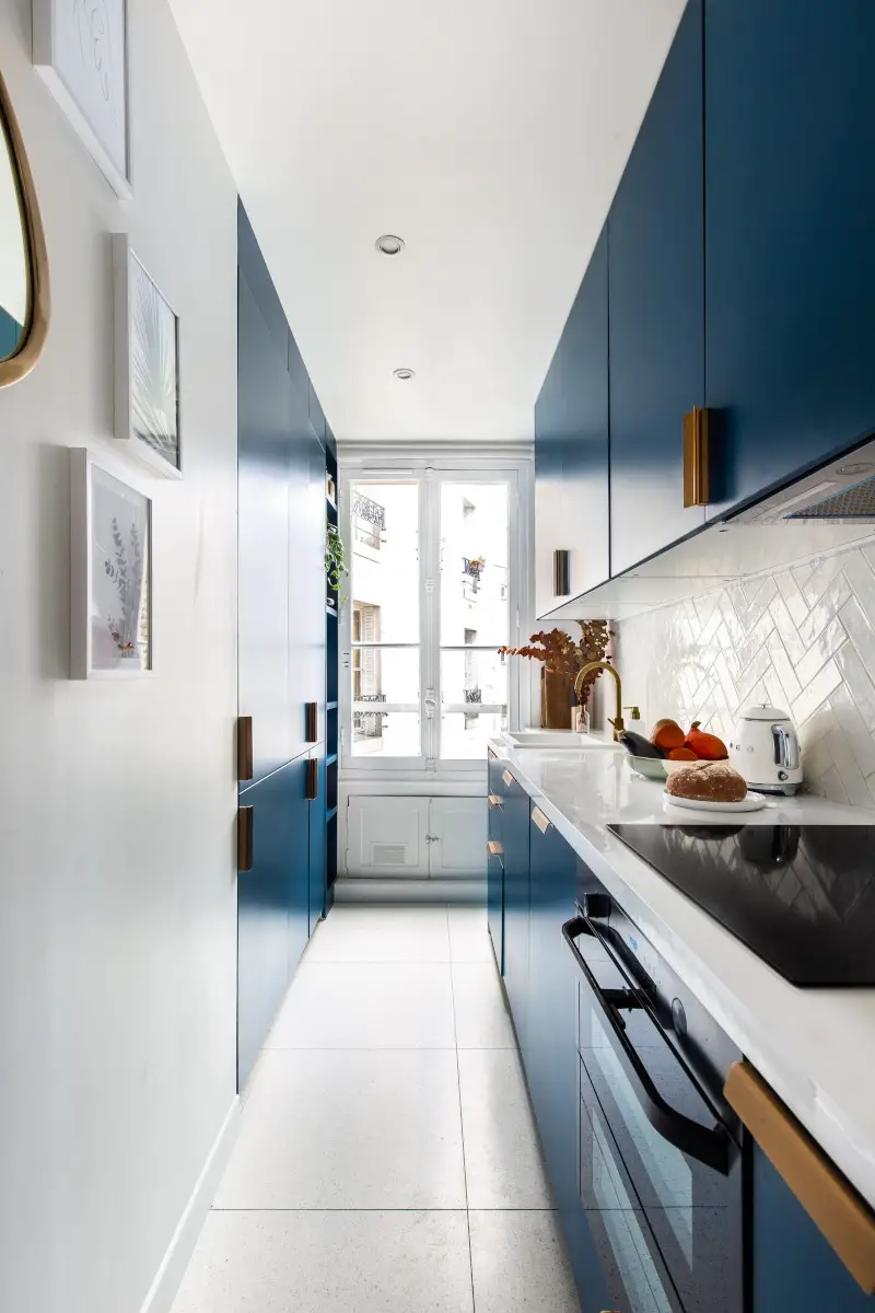 巴黎 18 区 55m2 公寓 | 艺术装饰风格与现代生活的完美结合-8