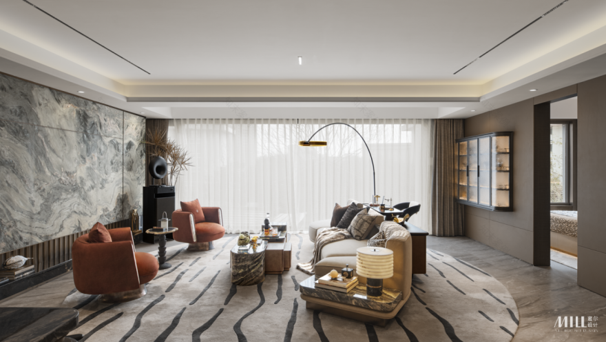 蜜尔设计 | 成都万科·锦上扬华115m²&125m²&143m²样板间-72