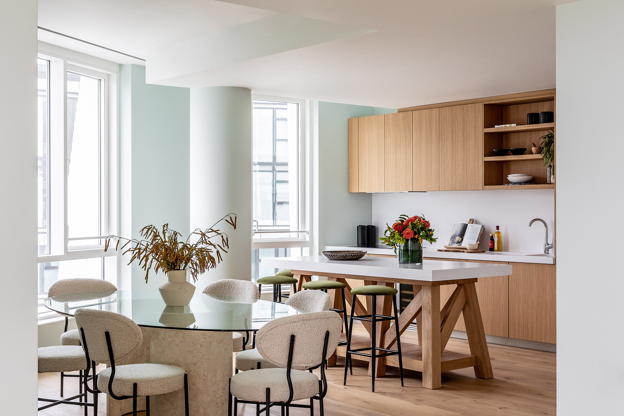 伦敦地标建筑中的“波浪”住宅-33