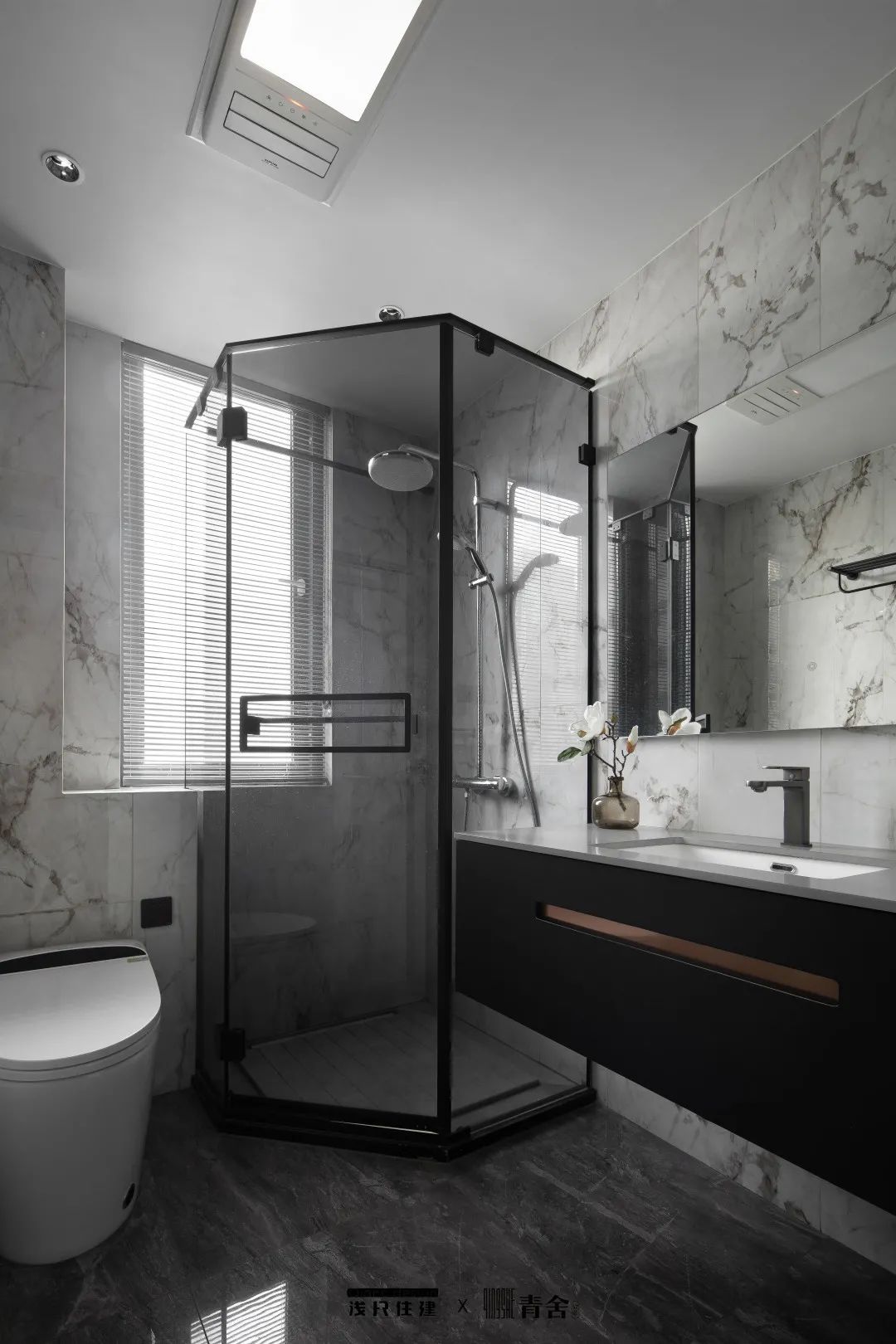 摩登撞色美宅 · 湘江壹号极致奢华空间丨浅尺住建-48