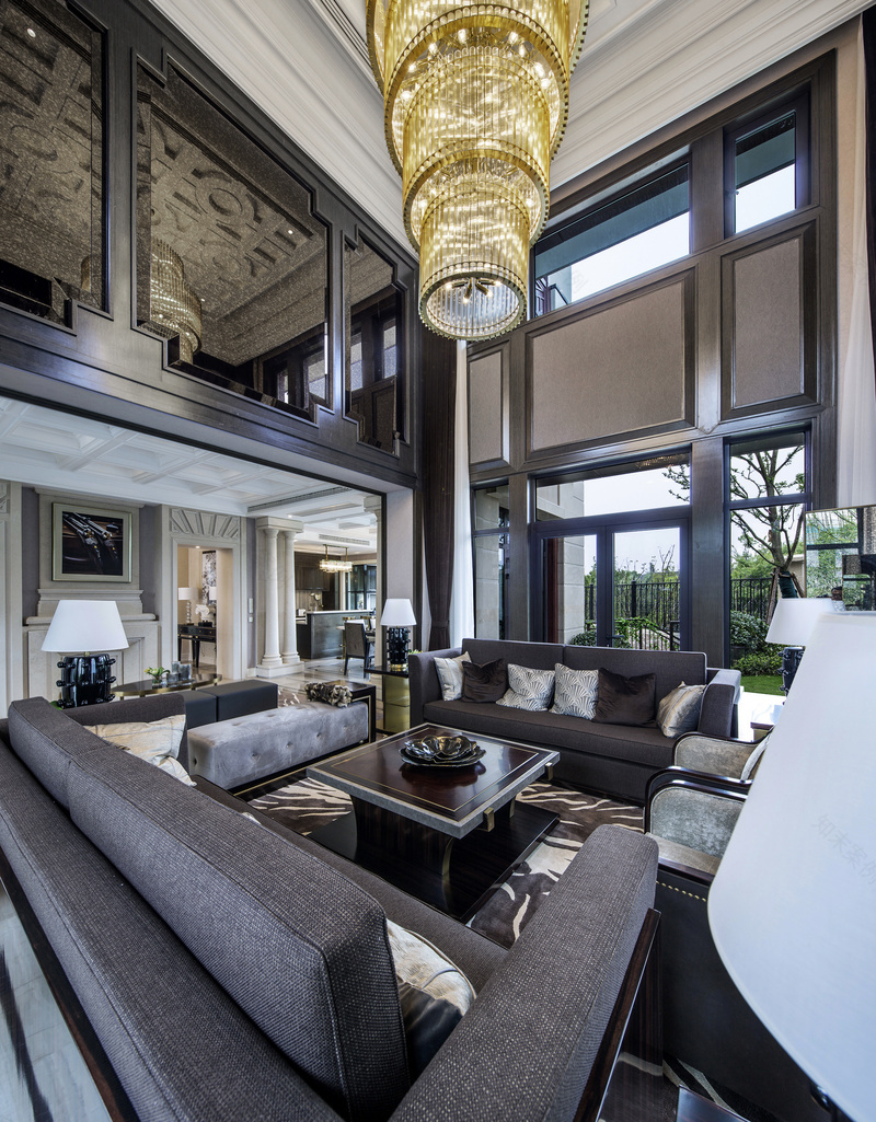 绍兴御香园四期独栋别墅样板间 | 后现代美式奢华-25